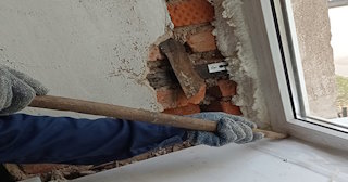 Демонтаж оконных откосов по выгодной цене от 520 руб. в Острогожске - Сварной-Стг