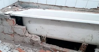 Демонтаж ванной комнаты в Острогожске - стоимость работ от 831 руб. | Сварной-Стг